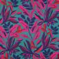 Preview: Satin Baumwolle Petrol Lush Leaves von Nerida Hansen